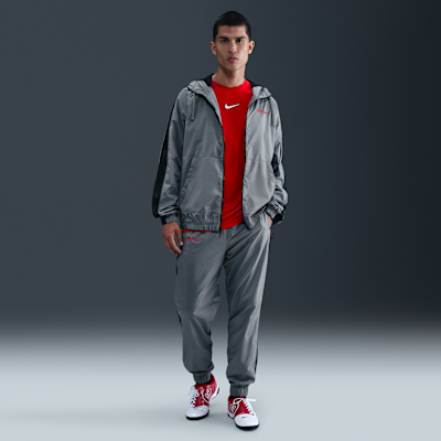 Atlético Madrid Men's Nike Football Hooded Woven Tracksuit. Nike FI